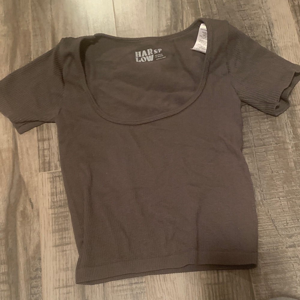 Harlow Women's Chocolate Short Sleeve Tee